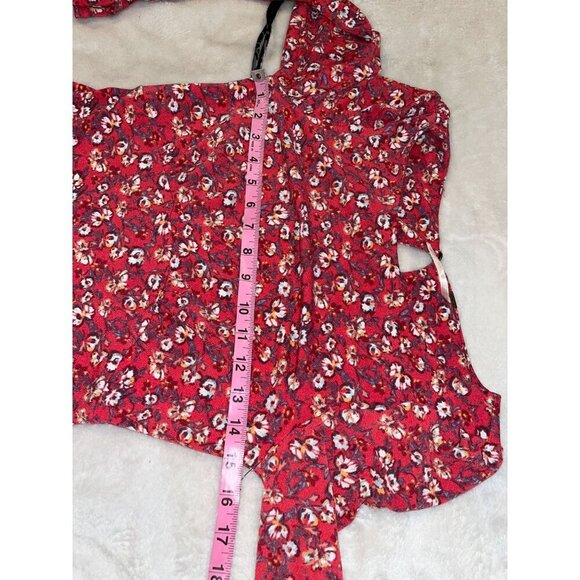 Free People Say Hello Mini Dress in Daysi print size XS Bohemian boho - Picture 7 of 8